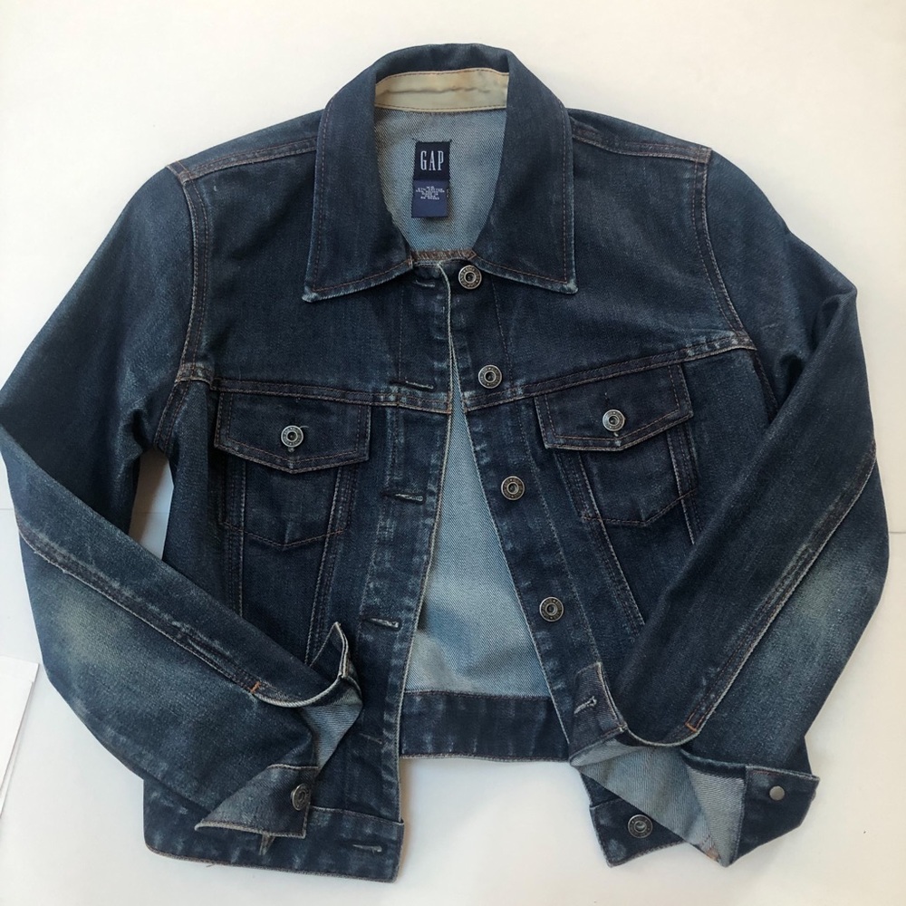 Vintage Gap dark wash denim jacket